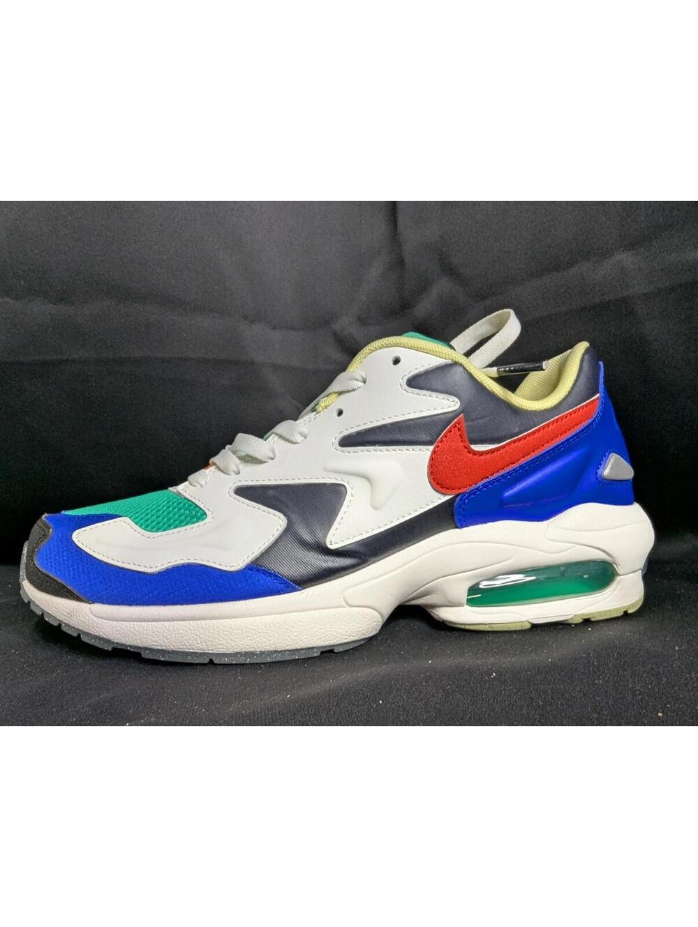Nike Air Max2 Light SP Dark Obsidian Sail Racer Blue Mens Size 9 BV1359-400 NIB